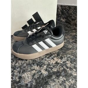 Adidas Kids' VL Court 3.0, Style# IE3630, Size 11k Color Black/White NWB